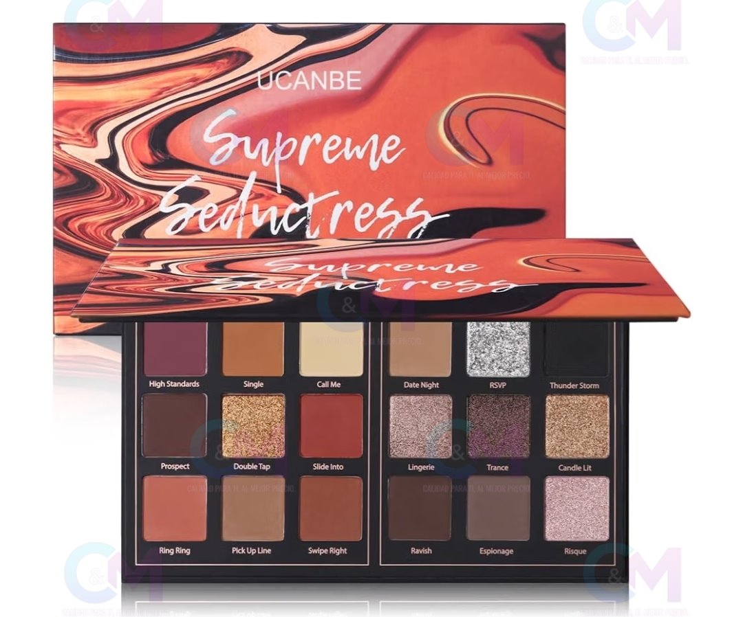 MAQUILLAJE PALETA DE SOMBRAS DE OJOS MATE PRO 18 COLORES 